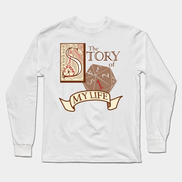 The Story of my life - Red Dragon V01 Long Sleeve T-Shirt by Xitpark